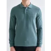 LCWAIKIKI Classic Mavi Polo Yaka Uzun Kollu Erkek Sweatshirt