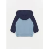 LCW baby Mavi Erkek Bebek Hoodie ve Eşofman Altı 2li Takım