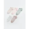 LCW DREAM Pembe Desenli Kadın Patik Çorap 5li