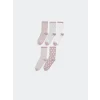 LCW DREAM Pembe Desenli Kadın Soket Çorap 5li