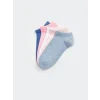LCW DREAM Mavi Kadın Düz Patik Çorap 5li