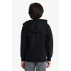 Defacto T7468A6BK81 Siyah Erkek Çocuk Kapüşonlu Okul Fermuarlı Sweatshirt