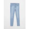 LCW Kids Indigo Slim Fit Kız Çocuk Jean Pantolon