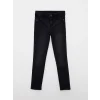 LCW Kids Siyah Slim Fit Kız Çocuk Jean Pantolon