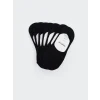 LCW ACCESSORIES Siyah Düz Erkek Babet Çorap 7li
