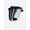 LCW ACCESSORIES Karişik Çizgili Erkek Patik Çorap 7li