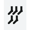 LCW ACCESSORIES Siyah Bambu Erkek Soket Çorap 5li