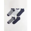 LCW ACCESSORIES Karişik Desenli Erkek Patik Çorap 5li