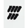 LCW ACCESSORIES Siyah Erkek Patik Çorap 7li