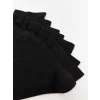 LCW ACCESSORIES Siyah Erkek Patik Çorap 7li