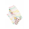 Defacto Z8714 Çok Renkli Kız Çocuk 7li Pamuklu Patik Çorap
