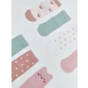 LCW Kids Pembe Baskılı Kız Bebek Soket Çorap 7li
