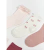 LCW Kids Pembe Kız Bebek Soket Çorap 5li