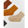 LCW baby Kahverengi Basic Erkek Bebek Soket Çorap 5li