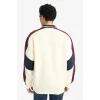 Defacto F0114 Ekru Boxy Fit Dik Yaka Fermuarlı Baskılı Sweatshirt