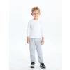 LCW Kids Gri Beli Lastikli Basic Kalın Erkek Çocuk Jogger Eşofman Altı
