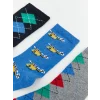 LCW Kids Karişik Desenli Erkek Çocuk Soket Çorap 5li