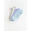 LCW DREAM Mavi Desenli Kadın Patik Çorap 5li