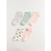 LCW DREAM Pembe Desenli Kadın Patik Çorap 5li