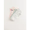 LCW DREAM Pembe Desenli Kadın Patik Çorap 5li