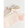 LCW DREAM Pembe Desenli Kadın Patik Çorap 5li