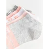 LCW DREAM Gri Desenli Kadın Patik Çorap 5li