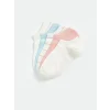 LCW DREAM Ekru Desenli Kadın Sneaker Çorap 5li