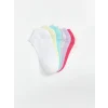 LCW Kids Pembe Basic Kız Çocuk Patik Çorap 7li