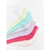 LCW Kids Pembe Basic Kız Çocuk Patik Çorap 7li