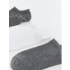 LCW DREAM Gri Kadın Düz Patik Çorap 5li