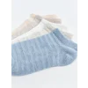 LCW DREAM Mavi Kadın Düz Patik Çorap 5li
