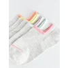LCW DREAM Pembe Çizgili Kadın Patik Çorap 5li