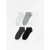 LCW DREAM Gri Kadın Düz Patik Çorap 5li