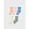 LCW baby Pembe Basic Kız Bebek Soket Çorap 5li