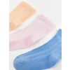 LCW baby Pembe Basic Kız Bebek Soket Çorap 5li