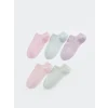 LCW DREAM Pembe Puantiyeli Kadın Patik Çorap 5li