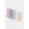 Defacto E9751 Çok Renkli Kadın 5li Pamuklu Patik Çorap
