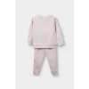 Defacto F0541A5PN38 Pembe Kız Bebek 2li Takım Unicorn Baskılı İçi Yumuşak Tüylü Sweatshirt Eşofman Altı