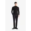Defacto R1127AZBK27 Siyah Slim Fit Dar Kesim Balıkçı Yaka Basic Düz Triko Kazak