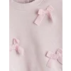 LC WAIKIKI Pembe Fiyonklu Kız Bebek Sweatshirt ve Tayt 2li