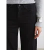 LCW Vision Siyah Wideleg Kadın Jean Pantolon
