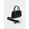 LCW ACCESSORIES Siyah Deri Görünümlü Kadın Omuz Çantası