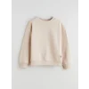 LCW Kids Bej Bisiklet Yaka Kız Çocuk Sweatshirt 2li
