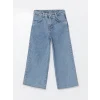 LCW Kids Mavi Wideleg Kız Çocuk Jean Pantolon