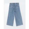 LCW Kids Mavi Wideleg Kız Çocuk Jean Pantolon