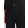 LCWAIKIKI Classic Siyah Büyük Beden Dar Fit İspanyol Paça Kadın Pantolon