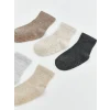 LCW ECO Bej Basic Erkek Bebek Soket Çorap 5li