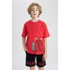 Defacto C0396 Siyah Erkek Çocuk NBA Chicago Bulls Şort