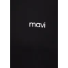Mavi 1S10490-900 Mavi Logo Baskılı Siyah Sweatshirt