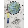 Mavi 1S10468-80194 Rick And Morty Baskılı Ekru Sweatshirt